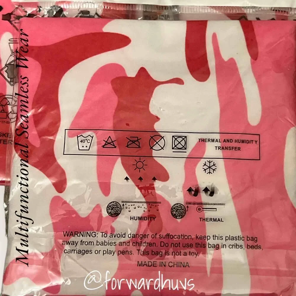 Breathable Polyester Microfiber Multifunctional Seamless Wear 6 Pk ** NEW **